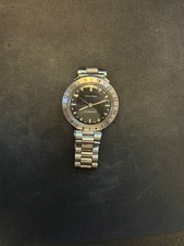 1963 VTG BULOVA ACCUTRON - ASTRONAUT 214HN Tuning Fork GMT Wristwatch WORKING picture