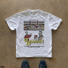 The Big Lebowski Movie T-shirt, Coen Brothers Film Tee, Vintage Cult Film Shirt picture
