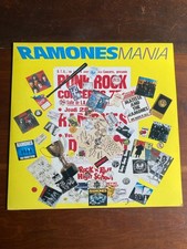 Ramones Mania 1988 2xLP Vinyl Record Punk Rock Best of Compilation Blondie VG+ picture