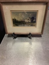 1837 Antique Print; Lyme Hall, Disley, Cheshire by Thomas Allom 130 + Years Old picture