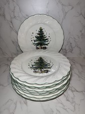 Nikko Happy Holidays 10.5” Dinner Plate Christmas Tree Japan Replacement picture