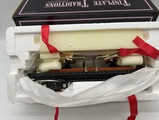 MTH Train Box Car Standard Gauge 200 Series 220 Searchlight Car Black w/ Brass picture