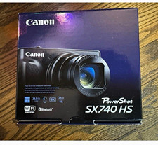 Canon PowerShot SX740 HS 20.3MP Compact Camera 40x Zoom 4K Wi-Fi Black picture