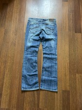 Vintage 00’s Lee X-Line Leola Faded Jeans Boot Cut Style Size W32 L33 Streetwear picture