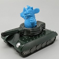 Charactics Barangon Monster Club Sofubi Kaiju Japanese Soft Vinyl Baragon Tank picture