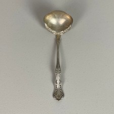 VTG Holmes & Edwards Lovely Lady Sugar Shell Spoon Silverplate 6