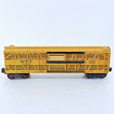 Vintage Postwar Lionel 6356 New York Central Double Decker Stock Car O Scale picture