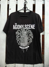 VTG THE AGONY SCENE Band Collection Black All Size T-Shirt AL332 picture