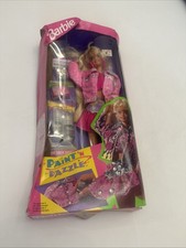 Barbie Paint 'N Dazzle Doll and Fabric Paint Set 1993 Mattel 10039 NEW picture