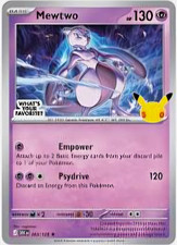 The Pokémon Company Mewtwo 052 SV Scarlet & Violet Promo Holo Promo 130 HP picture