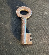 Vintage/ATQ Small Hollow Barrel Skeleton Key-Steel picture