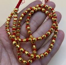 Wonderful vintage 20K gold Golding Golden beads unique beads picture