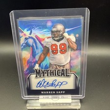 2025 Leaf Eclectic Signature Series WARREN SAPP Mythical Autograph Auto 1/1 picture