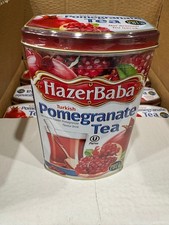 HazerBaba Pomegranate Tea Powder Tin 8.8 oz 250g Turkish Hot Cold Kosher Sealed picture