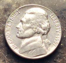 1957 Jefferson Nickel - Pulled from OBW Roll picture