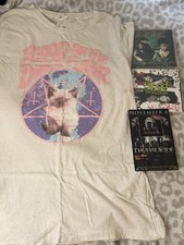 Blood on the  floor shirt CDs and Rare Post card ( BOTDF ) signed post Card picture