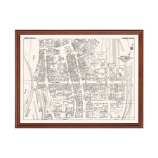 Old Map of Cumberland, MD 1947 - Vintage Cumberland Maryland picture