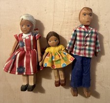 Lotte Sievers Vintage Wood Hand-Carved Hahn Doll Germany Dollhouse doll  picture