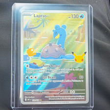 Nintendo Lapras Stellar Crown Illustration Rare Holo Pokémon TCG 131/128 English picture