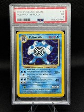 Pokemon Poliwrath Holo Base Set 13/102 PSA 1 picture