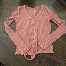 Hollister Co Women's Pink Blous picture