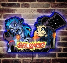 Alice Cooper Nightmare Castle Pinball Topper LED Lightbox - Dive into the Dark picture