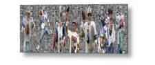 Troy Aikman Dallas Cowboys Fine Art Metal Print 16x6.5 High Gloss Wall Decor picture
