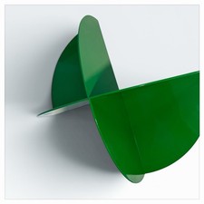 Vintage Kartell Mod 4910 Bookends Design Giotto Stoppino 1971 ABS Green Pair picture