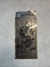 $1 1/1000 fine silver note Silver Back picture