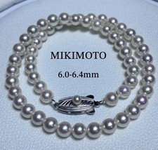 Excellent Luster: Mikimoto Akoya Pearl Necklace (6–6.4mm) – Pearl Choker picture