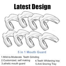 Custom-Fit Dental Night Mouth Guard for Teeth Grinding Clenching Br picture