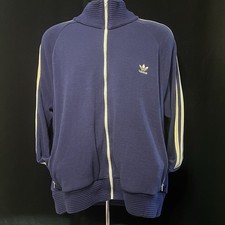 Adidas x Wales Bonner 80s Track Jacket XL Navy Blue Yellow Trefoil picture