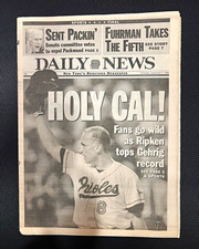 NY Daily News Sports Final Lot: Ripken 