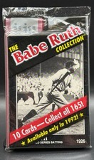 1992 Megacards The Babe Ruth Collection Original Factory Sealed Pack Limited picture