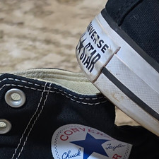 Converse Chuck Taylor All Star High Top Lace-Up Men's Sneakers Black/White picture