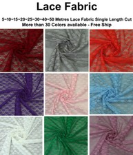5/10/20/30/40/50 YD Lace Fabric Floral Swag Craft DIY Wedding Backdrop-FREE SHIP picture