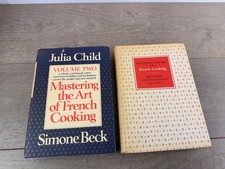 Vintage 1961 1970 Mastering The Art Of French Cooking Vol 1 & 2 HC Knopf Beck picture