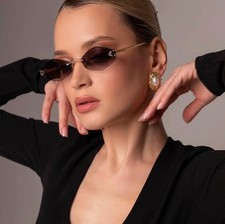 CARTIER Panthere De Cartier Sunglasses CT0433S 001 Gold Grey Lens picture