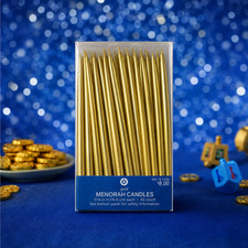 Hanukkah Menorah Candles 45 Count 