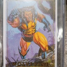 2024 MARVEL MASTERPIECES WOLVERINE 92 PLAT-CANVAS cgc 9 POP 6 GEM MINT picture
