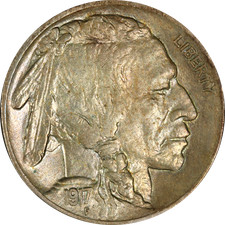 1917-P Buffalo Nickel - Choice+ picture