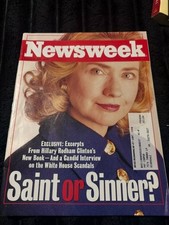 NEWSWEEK Mag January 13 1996 Hillary Clinton Saint or Sinner Interview picture