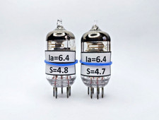 US Stock 6J1P 6J1 EF95 Voskhod (Rocket Logo) 1981 Matched Pair (2pcs) Tubes NEW picture