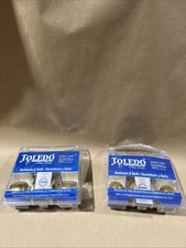 TOLEDO Double Cylinder Polish Brass Knobset & Deadbolt Combo Set X 2 Ct Pack picture
