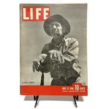 LIFE Magazine May 27 1946 Ozark Farmer Tom Moss Cover V-2 Rockets Vintage picture