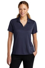 LST650 Sport-Tek Ladies Micropique Sport-Wick Polo Navy Blue Size Medium New picture