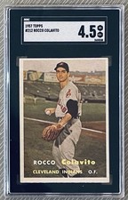 1957 TOPPS ROOKIE ROCCO COLAVITO #212 SGC AUTHENTICATED VG/EXCELLENT PLUS picture