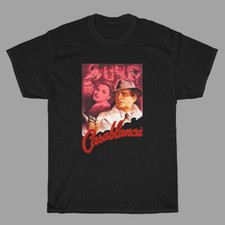 Casablanca 1942 Movie Men's Black Size S to 3XL picture