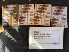 1988 GM Chevrolet Chevy Repair Manual Service Cataloge Book Gmt400 Obs Vintage picture