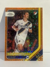 Topps Chrome 2026 MLS Zlatan Ibrahimovic Orange Mini Diamonds /25 picture